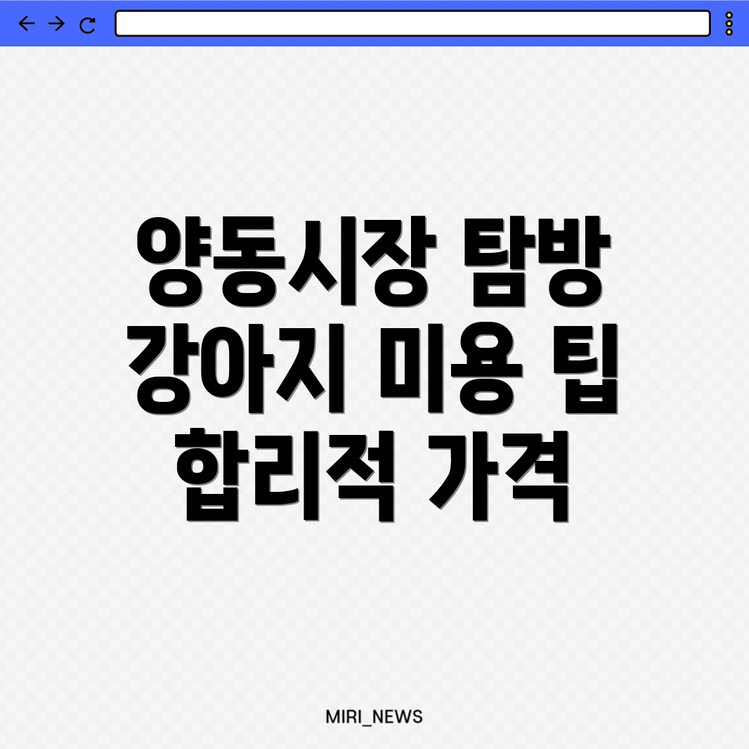 강아지 미용실