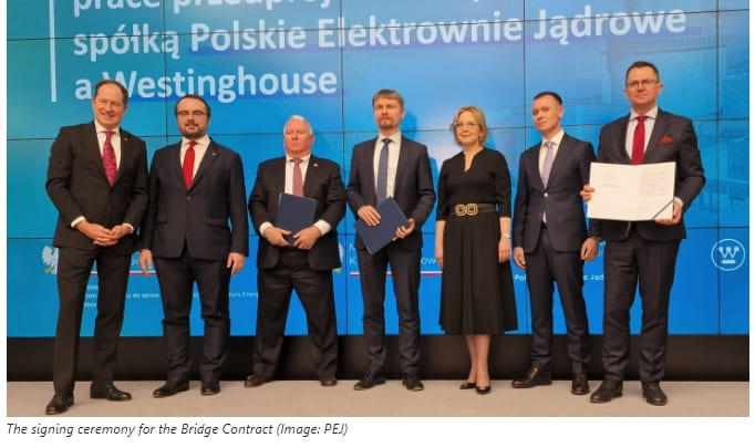  웨스팅하우스, 폴란드 1차 원전 계약 체결...한국은 2차 원전 건설 Contract signed for pre-design work for first Polish plant