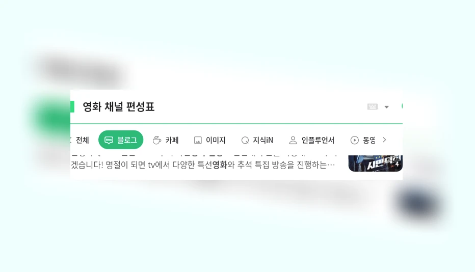 영화 채널 편성표_1_subsection