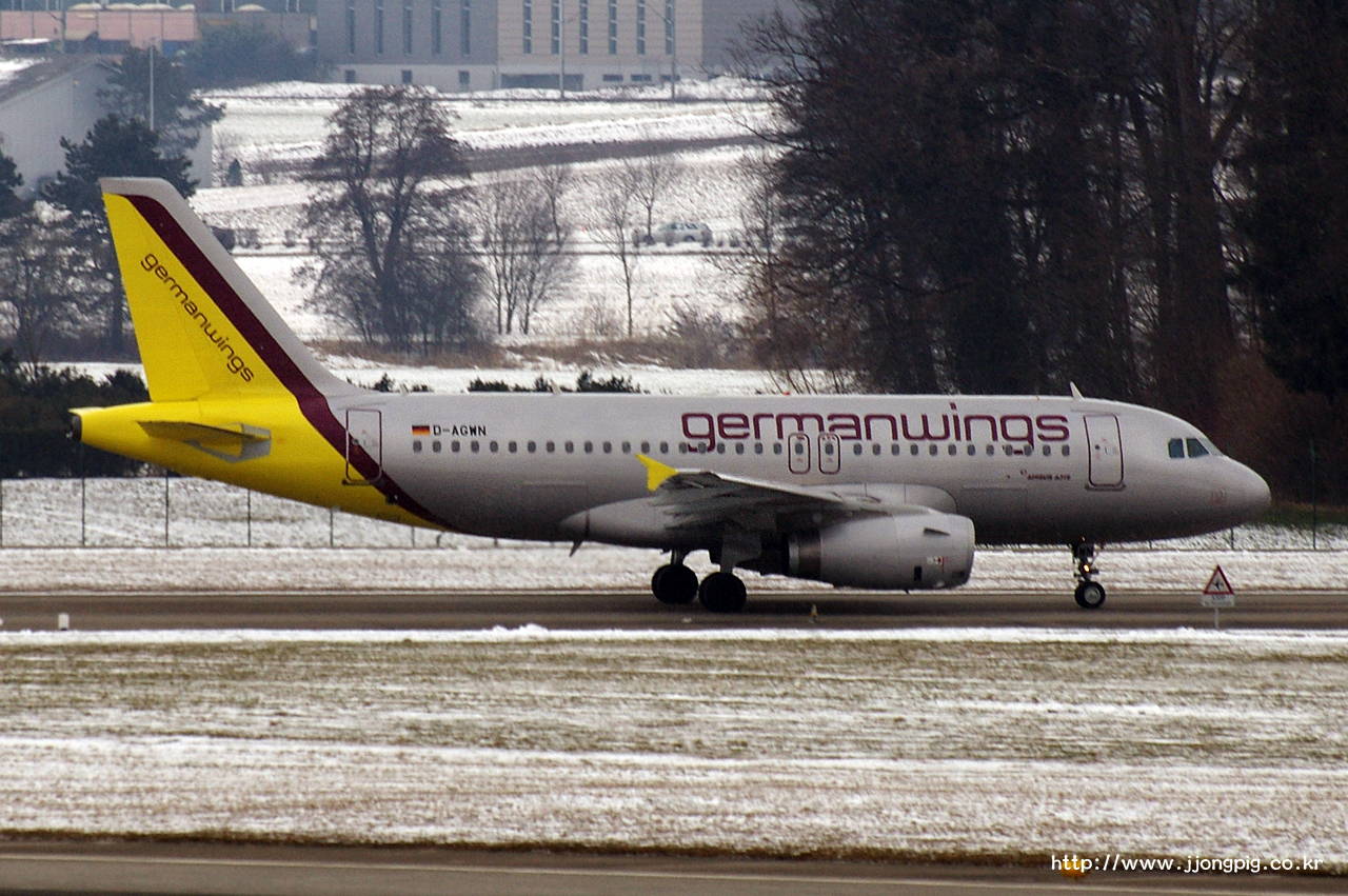 Germanwings 4U GWI D-AGWN Airbus A319-100 A319 취리히 - 클로텐 Zurich - Kloten ZRH LSZH
