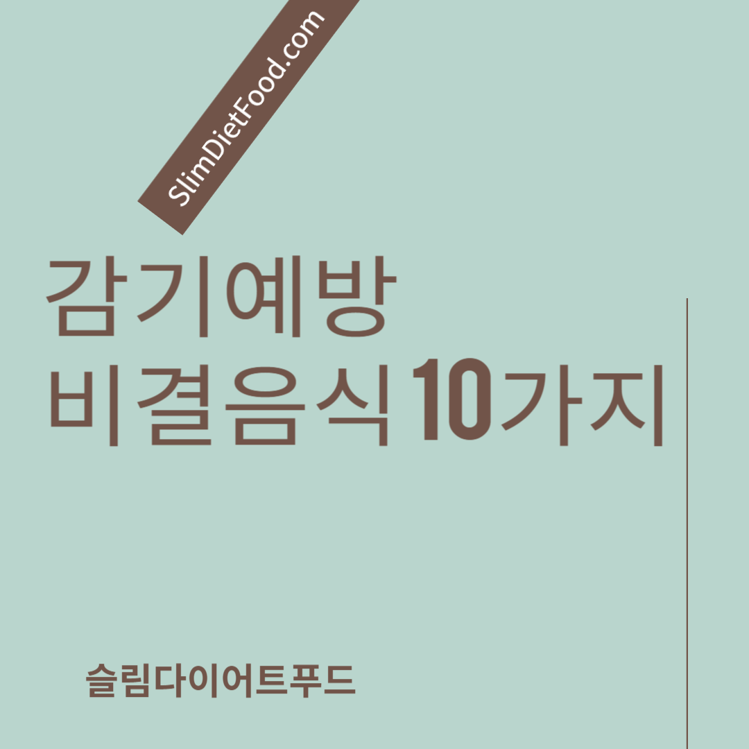 감기예방 비결음식 10가지