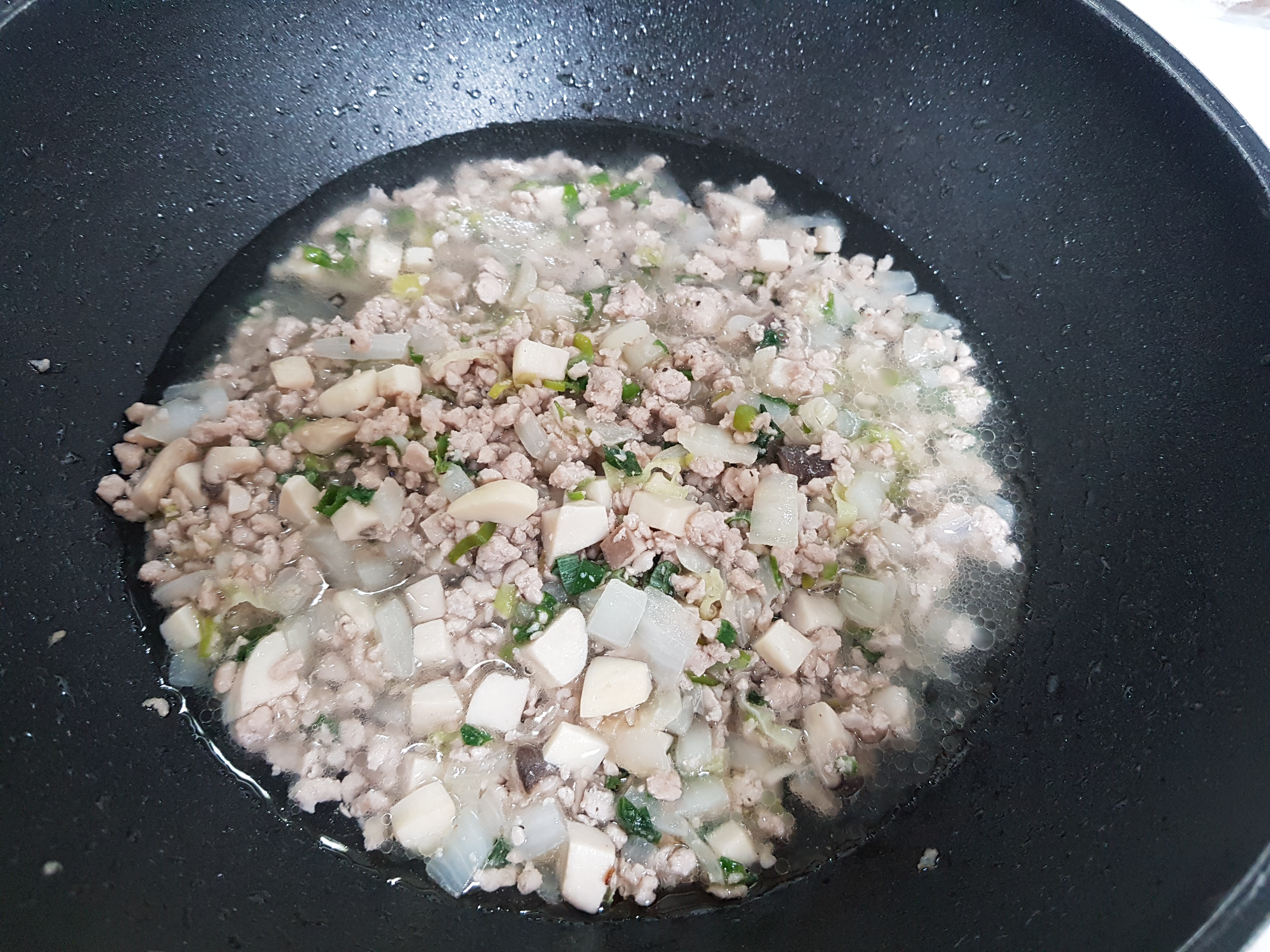 마파두부 덮밥 만들기