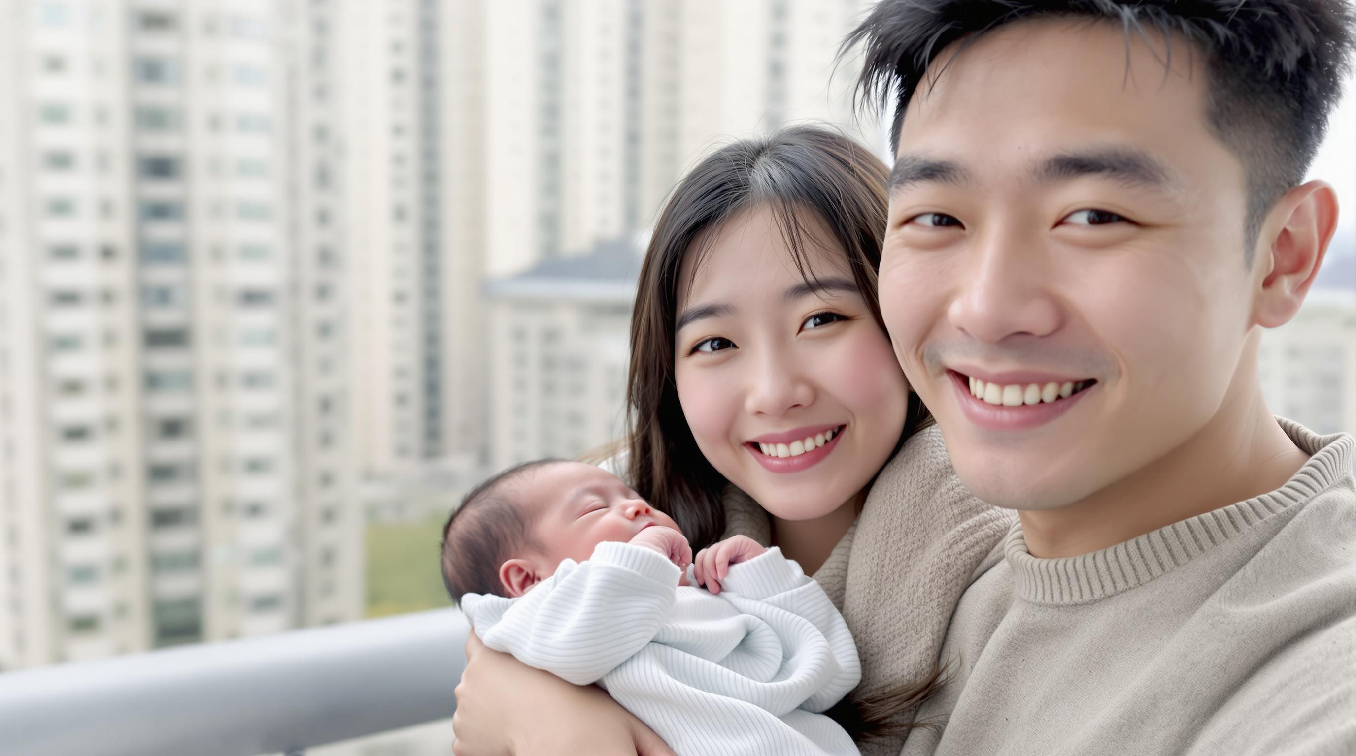 자녀출산 무주택가구 거주비 지원사업 : AI생성 이미지