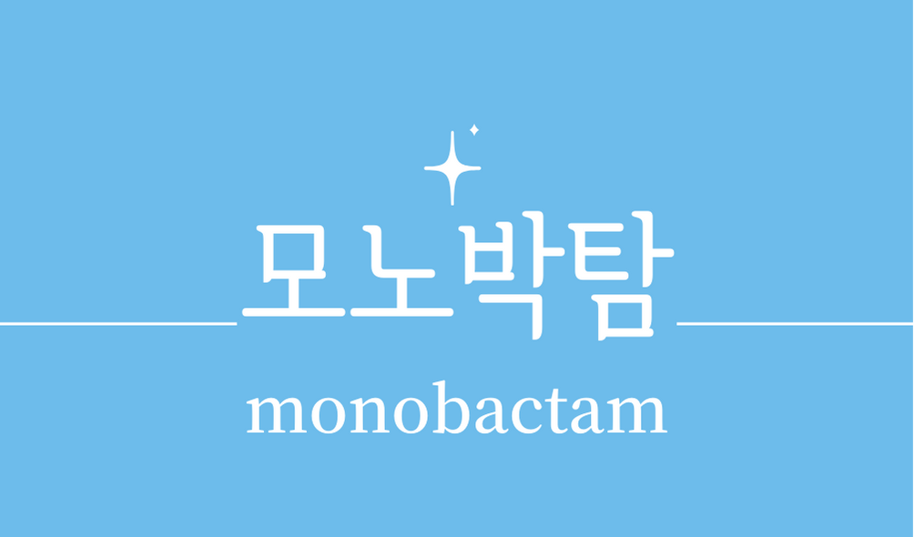 &#39;모노박탐(monobactam)&#39;