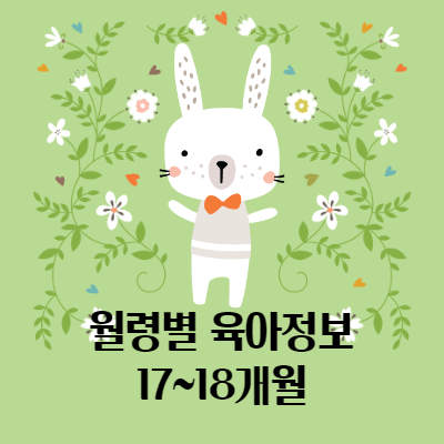  월령별 유아기 성장 - 17~18개월