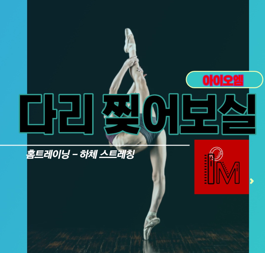  홈트레이닝 - 다리 찢어 보실?! (feat. 하체 스트레칭)