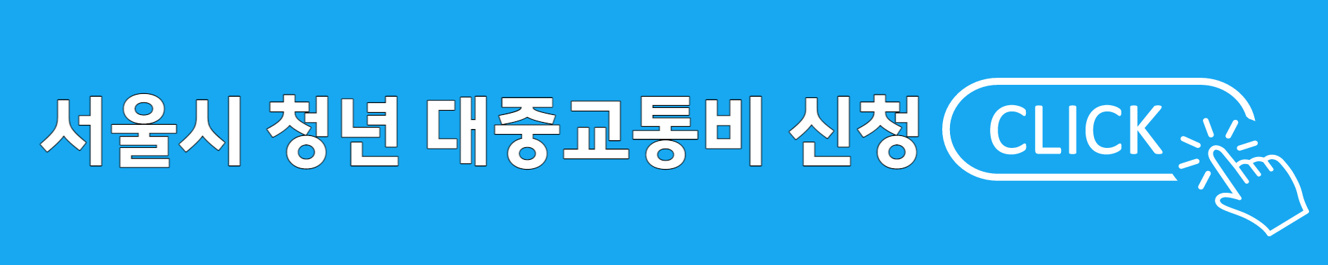 서울시 청년 대중교통비 지원 신청하기