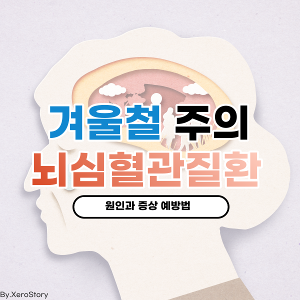  겨울철 급격히 늘어나는 뇌심혈관질환 원인과 증상 예방법