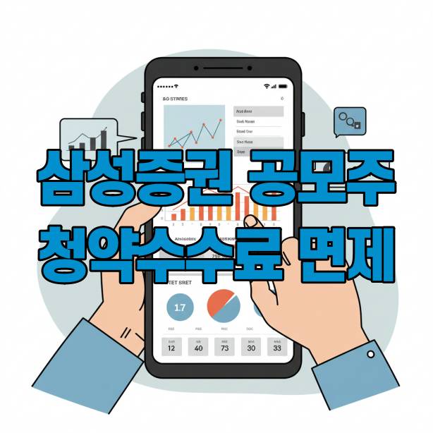 삼성증권 공모주 청약수수료 무료 이용 면제 방법