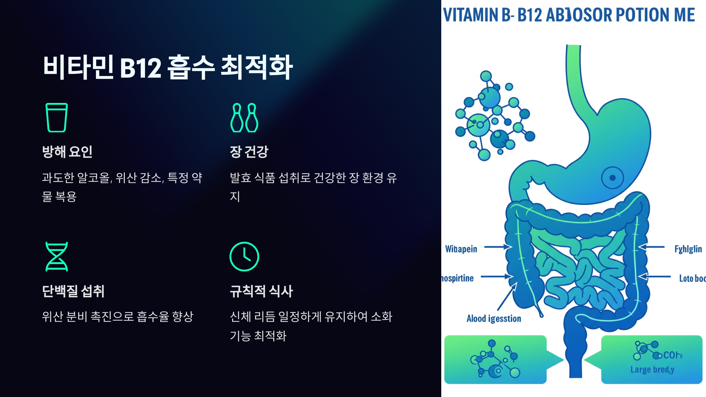 비타민 B12 흡수를 돕는 생활 습관 관련 이미지