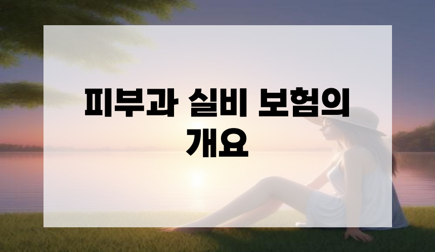 피부과 실비 보험의 개요