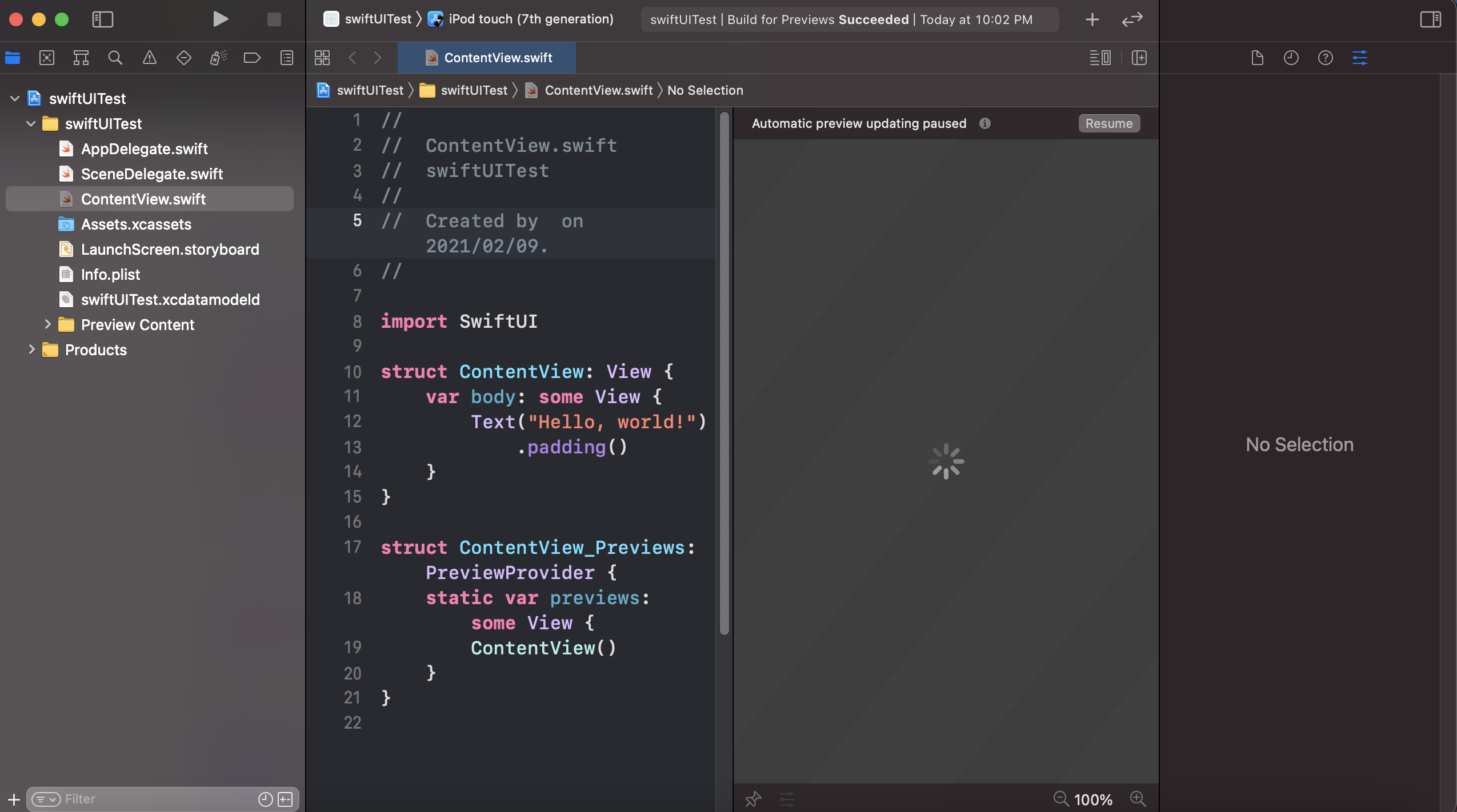  SwiftUI 2일차 • 버튼을 누르면 'Hello World!'가 튀어나오게 해보자!