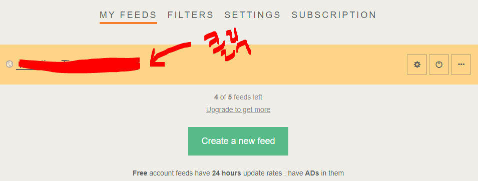  FetchRss 무료 등록 HTML에 RSS 반영방법