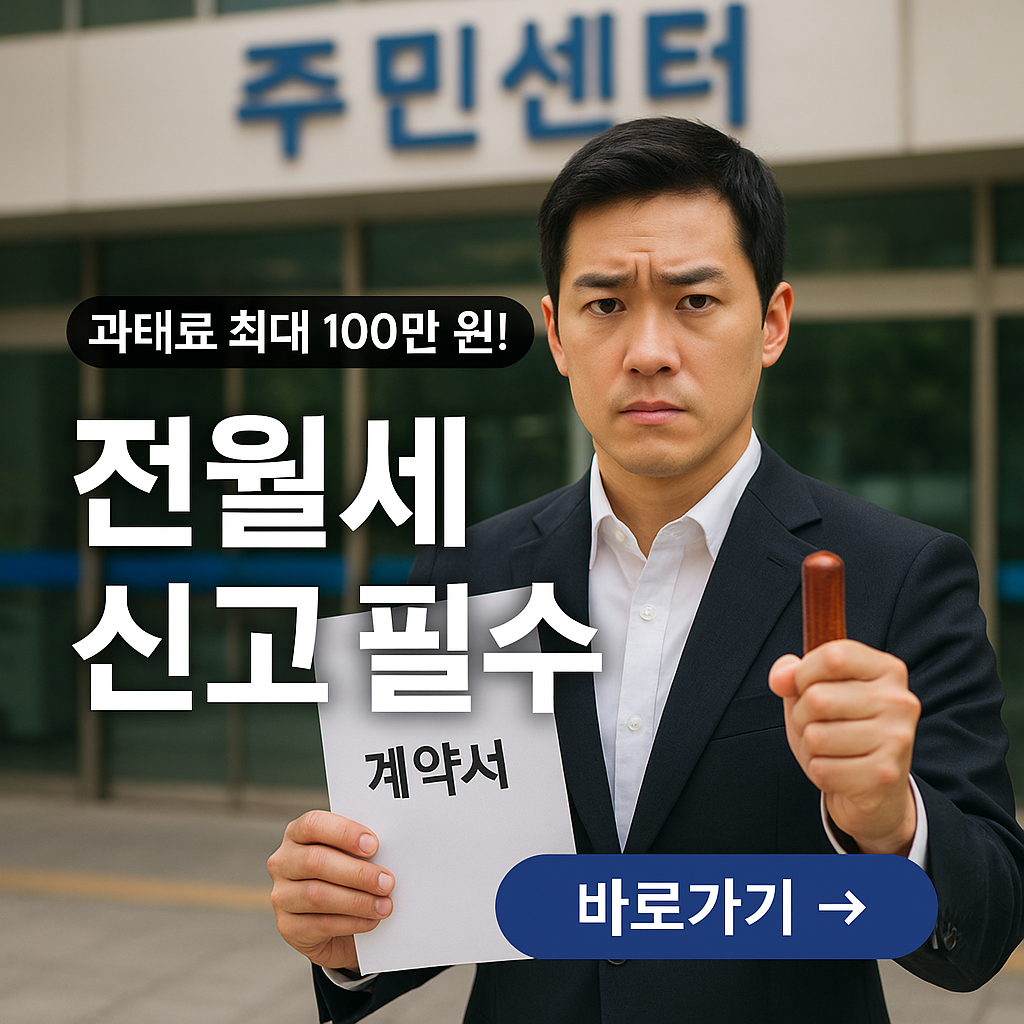 임대차 계약 신고 방법 과태료