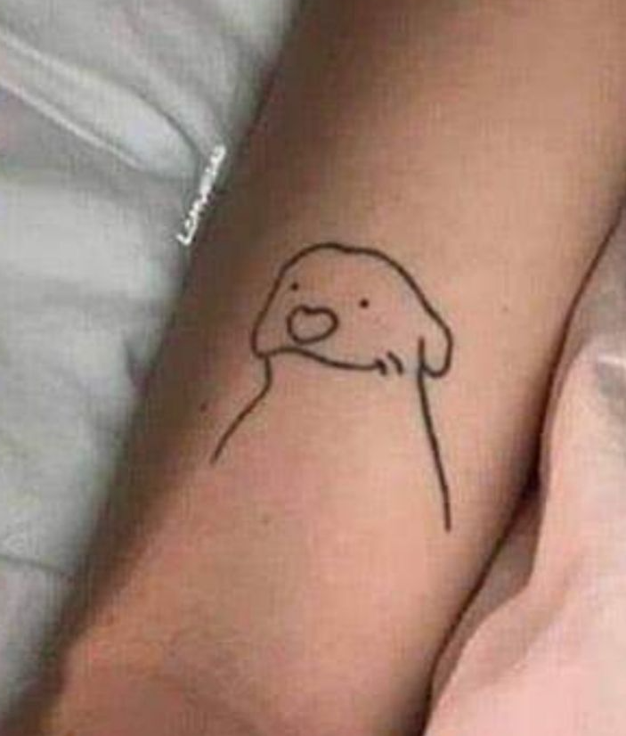  우리 집 댕댕이 타투를 해달랬는데
