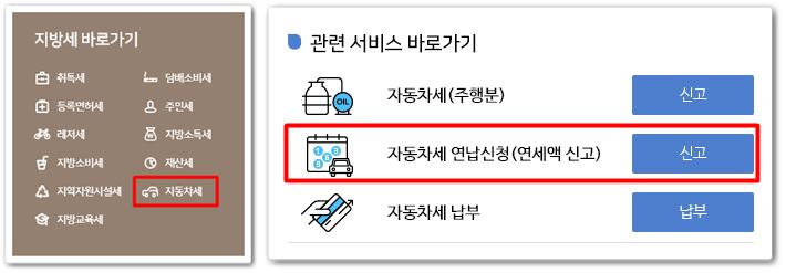  자동차세 연납신청 방법과 기간, 할인 혜택