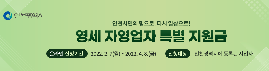 영세 자영업자 특별 지원금