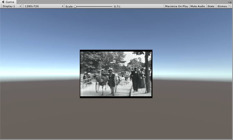 동영상 플레이 화면