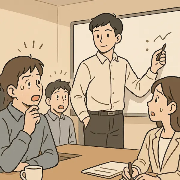 남자의 책임감 있는 모습에 놀라는 사람들