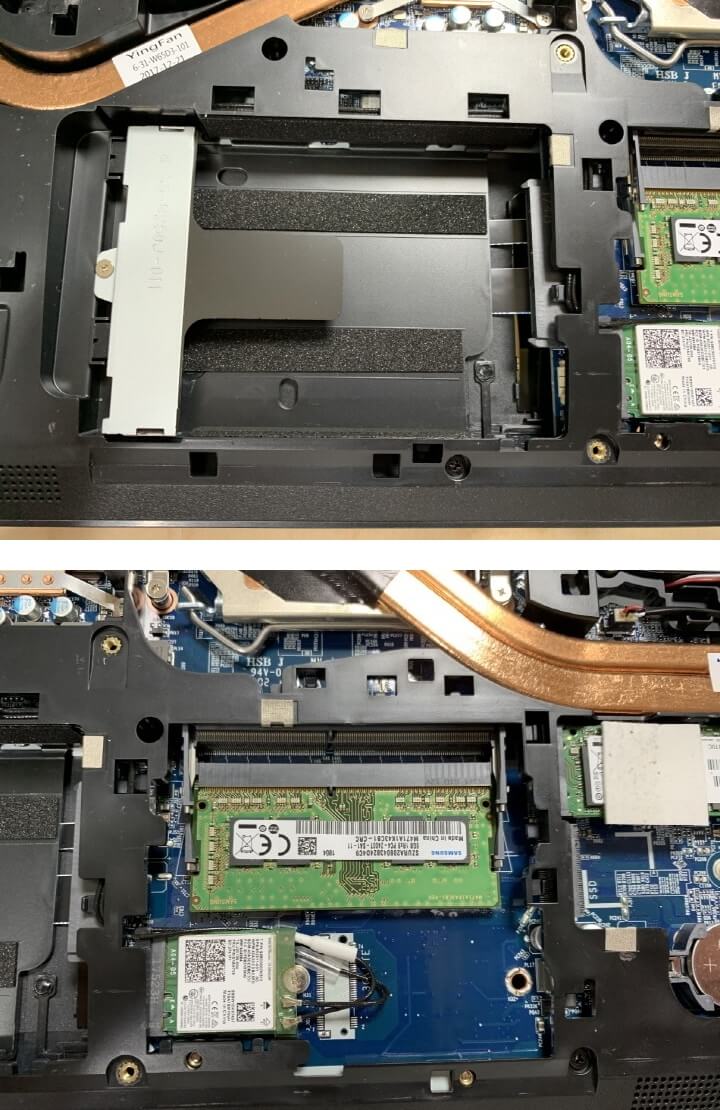 노트북-HDD와-RAM-추가할-자리