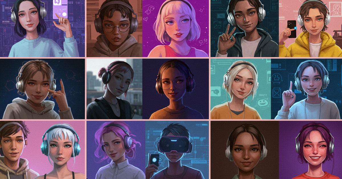AI-generated-avatars-characters