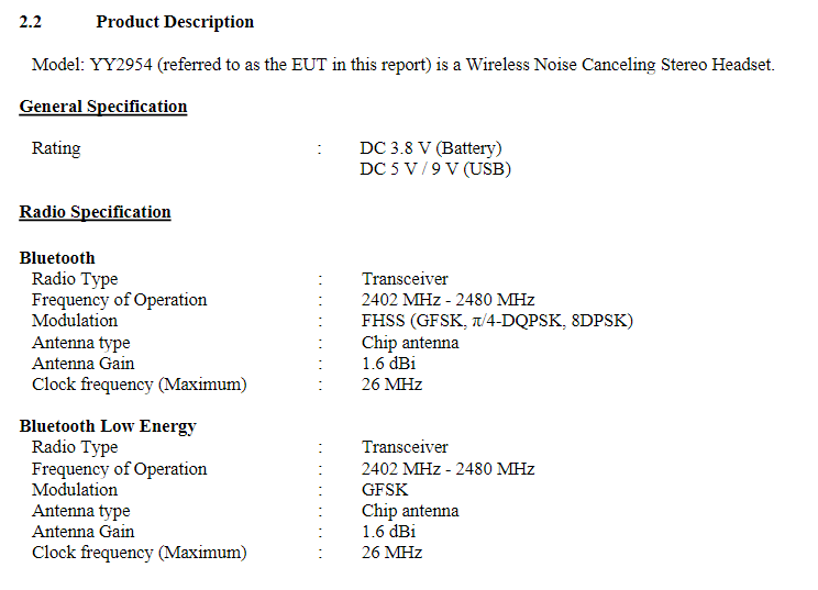WH1000-XM5-FCC-제출-추정-Description