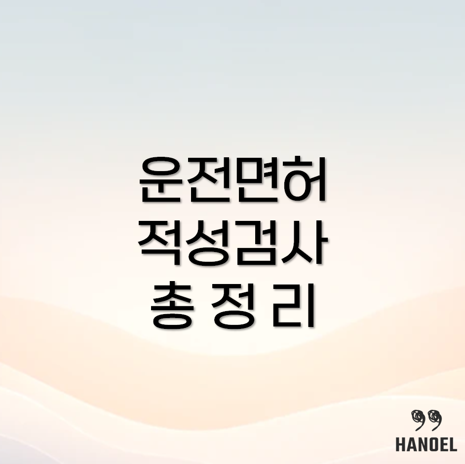 운전면허 적성검사