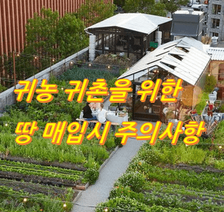 귀농-귀촌을-위한-땅-매입시-주의사항