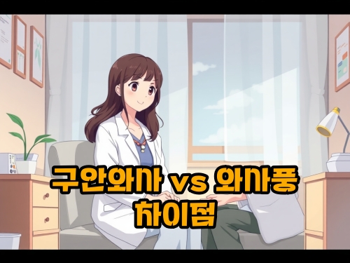 구안와사-와사풍-차이점