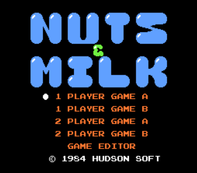  ファミコン - Nuts & Milk.nes