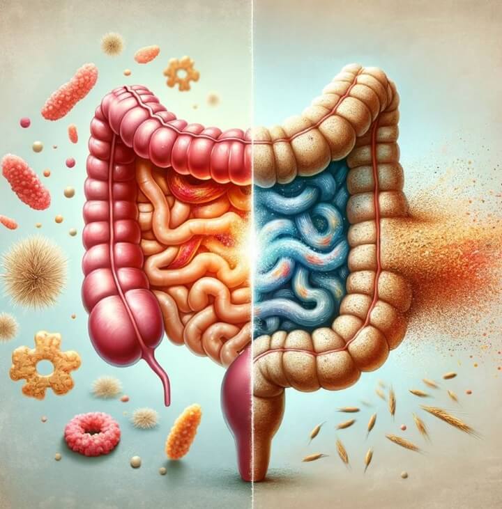 장과 밀가루