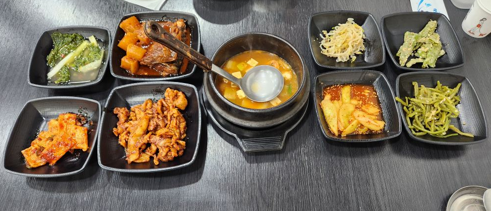 된장찌개와 조림