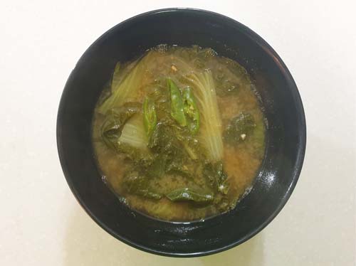  봄동 된장국 만들기 / Soybean Paste Soup with Napa Cabbage