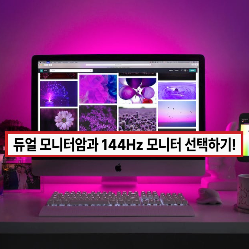 듀얼 모니터암과 144Hz 모니터 선택하기!