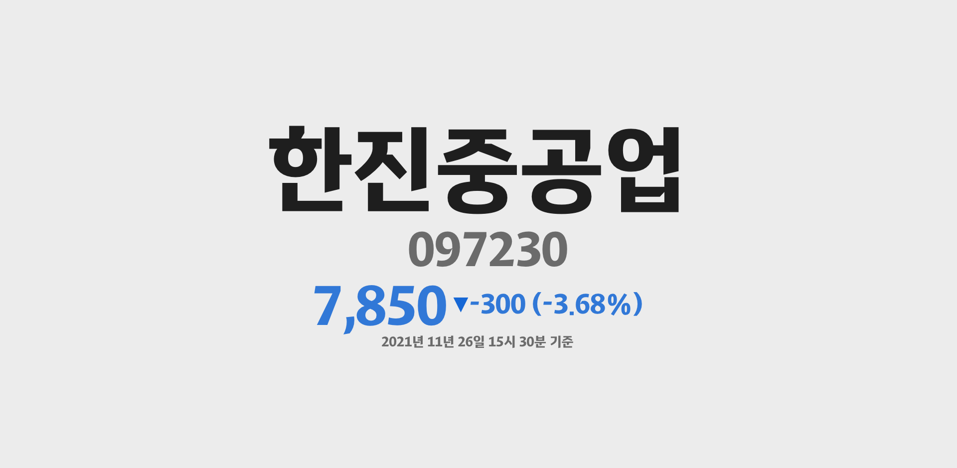 한진중공업 2021-11-26 15:30:47.365564기준 주가