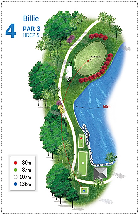 더크로스비CC 빌리 코스 4번 홀