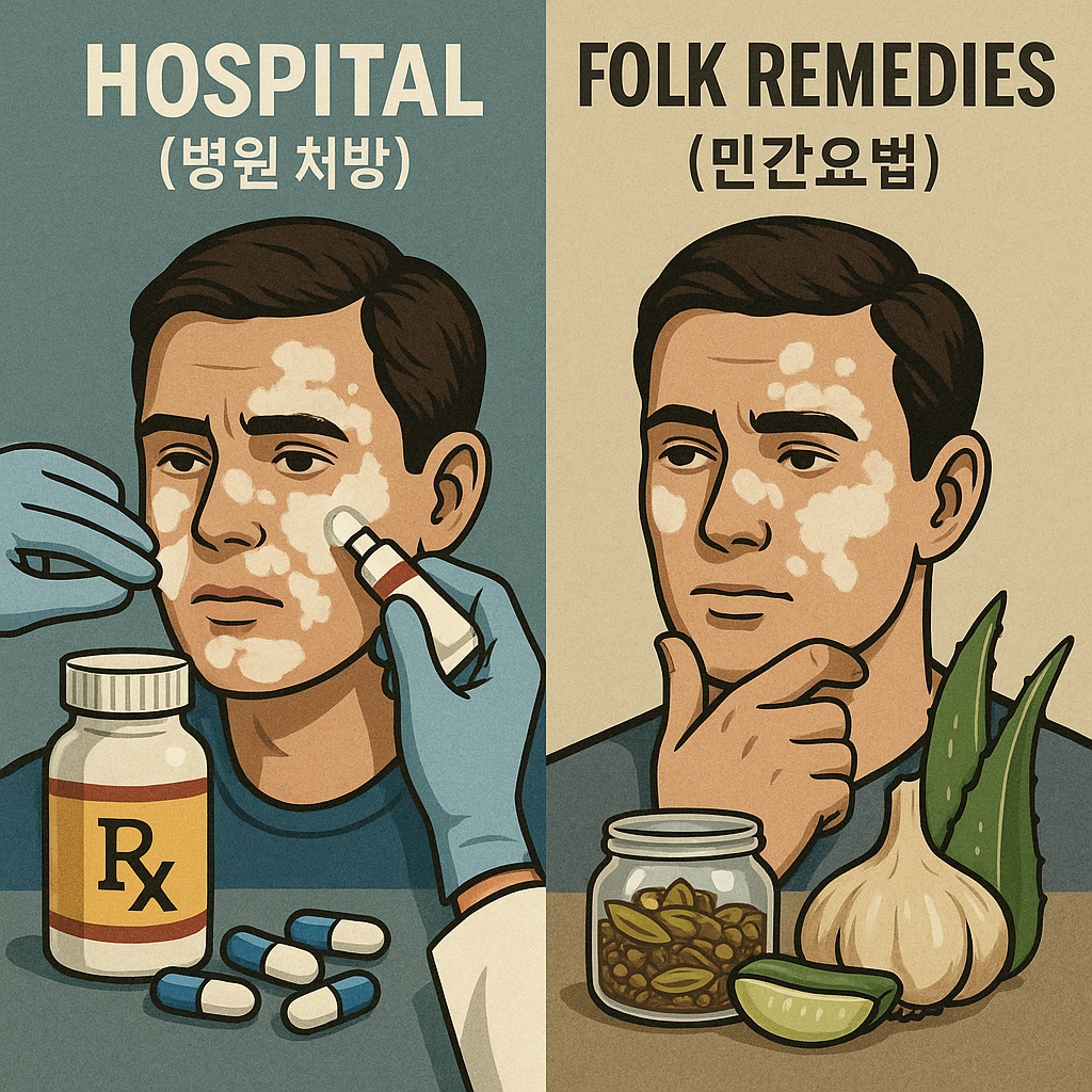 얼굴 흰 반점에 대한 이미지