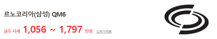 QM6 중고차 가격