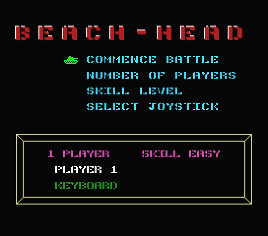  Beach-Head - MSX (재믹스) 게임 롬파일 다운로드