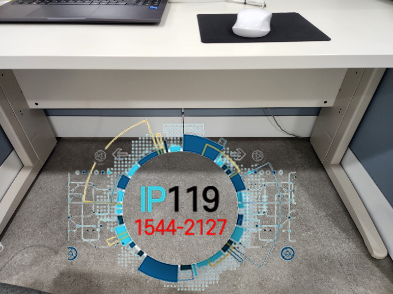 의왕 사무실 8회선 랜선공사 8포트 허브 설치 작업 사례입니다