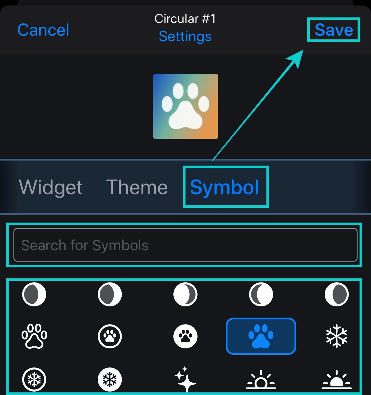Widgetsminth 아이폰 잠금화면 심벌 추가