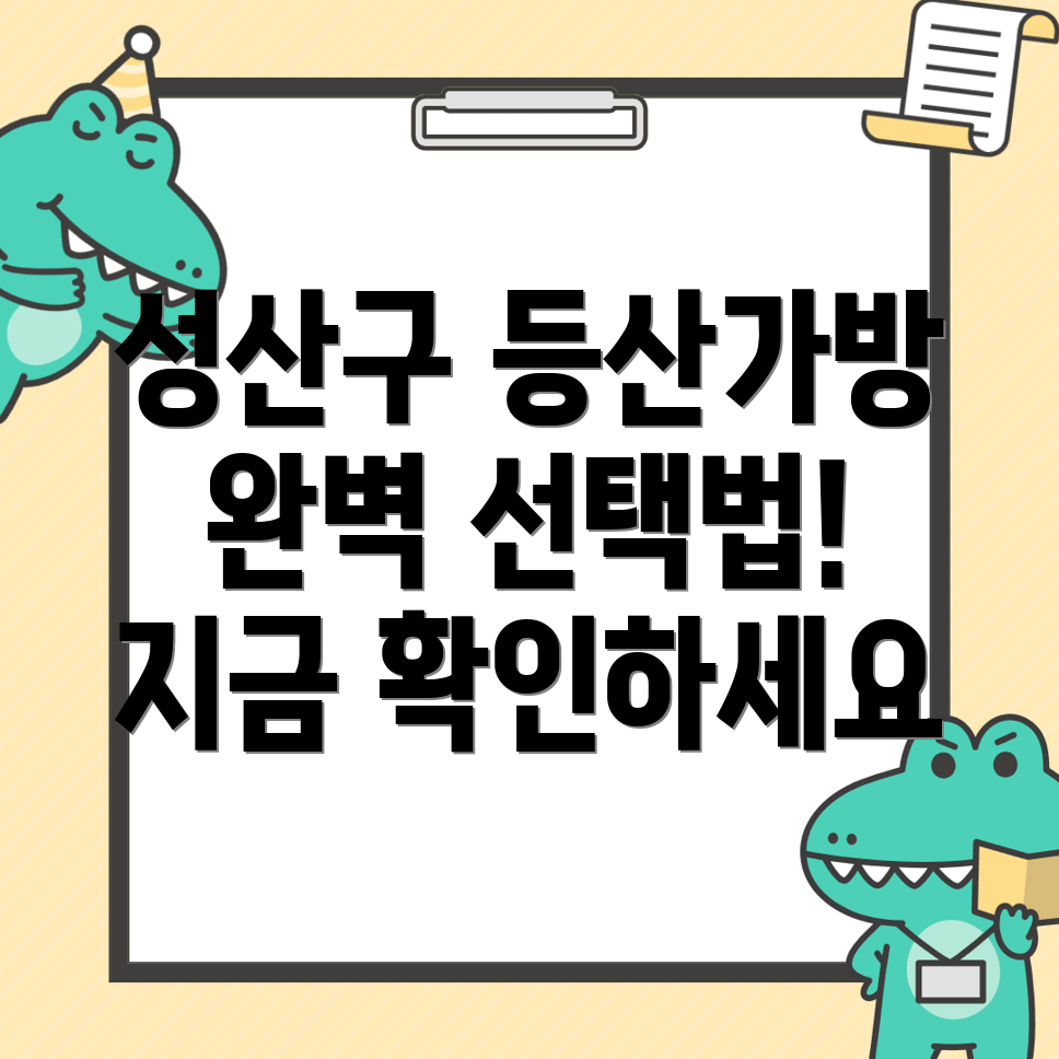 등산가방
