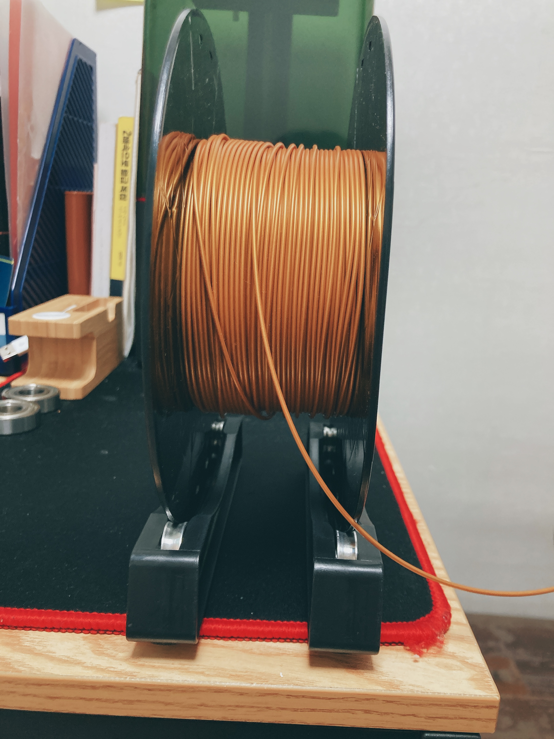 킹룬 KP3S 필라멘트 교체 방법_스풀 홀더 완성 사진