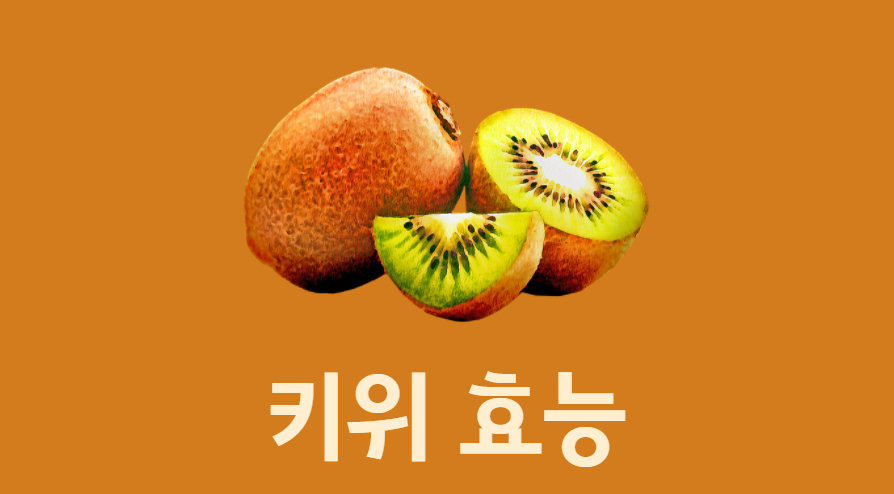  나만 모르는 키위 효능