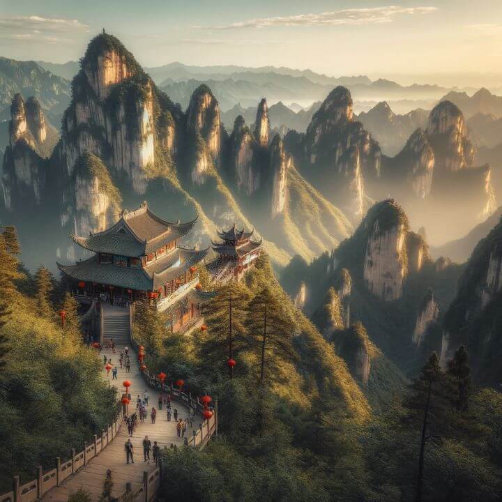 중국 연길 날씨 및 여행 정보 가이드 - 3. 연길 여행 추천 정보 - 3.5 봉황산 (Fenghuang Mountain) 연길날씨