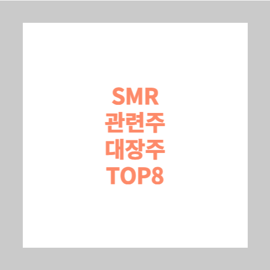 SMR 관련주 대장주 TOP8