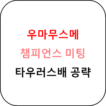  우마무스메 - 챔피언스 미팅 가이드 2편