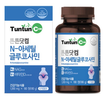 튼튼닷컴 N-아세틸 글루코사민 [6개월분] - 1000 mg x 180 정 - 본사 직발송 - 정품&#44; 1개