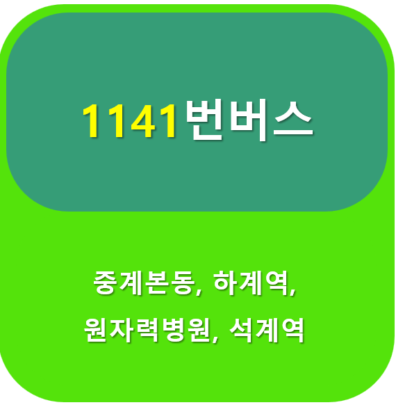 1141번버스