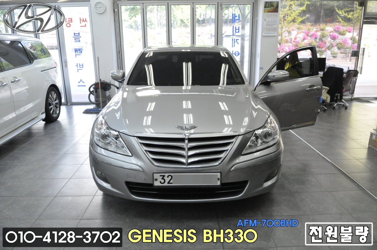  제네시스 GENESIS BH330 순정AVN 모니터 AFM-700BHD 전원불량 블랙아웃 화면백화 메인보드 고장수리 - 메인보드 고장수리